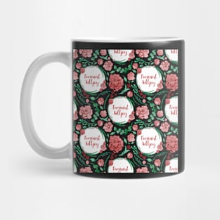 Floral Feminist Killjoy Pattern Mug